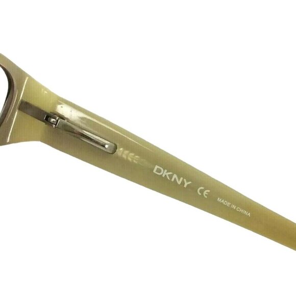 DKNY Rectangular Eyeglass Frames DY45163117 Brown Beige Flex Hinge  49 16 135 - Picture 9 of 9
